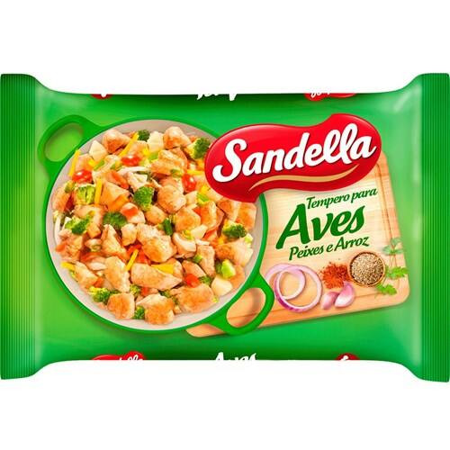 Tempero Pó Sandella Aves Embalagem 50g