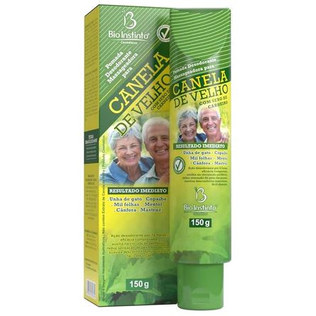 POMADA MASSAG CANELA DE VELHO 150G BIO INSTINTO
