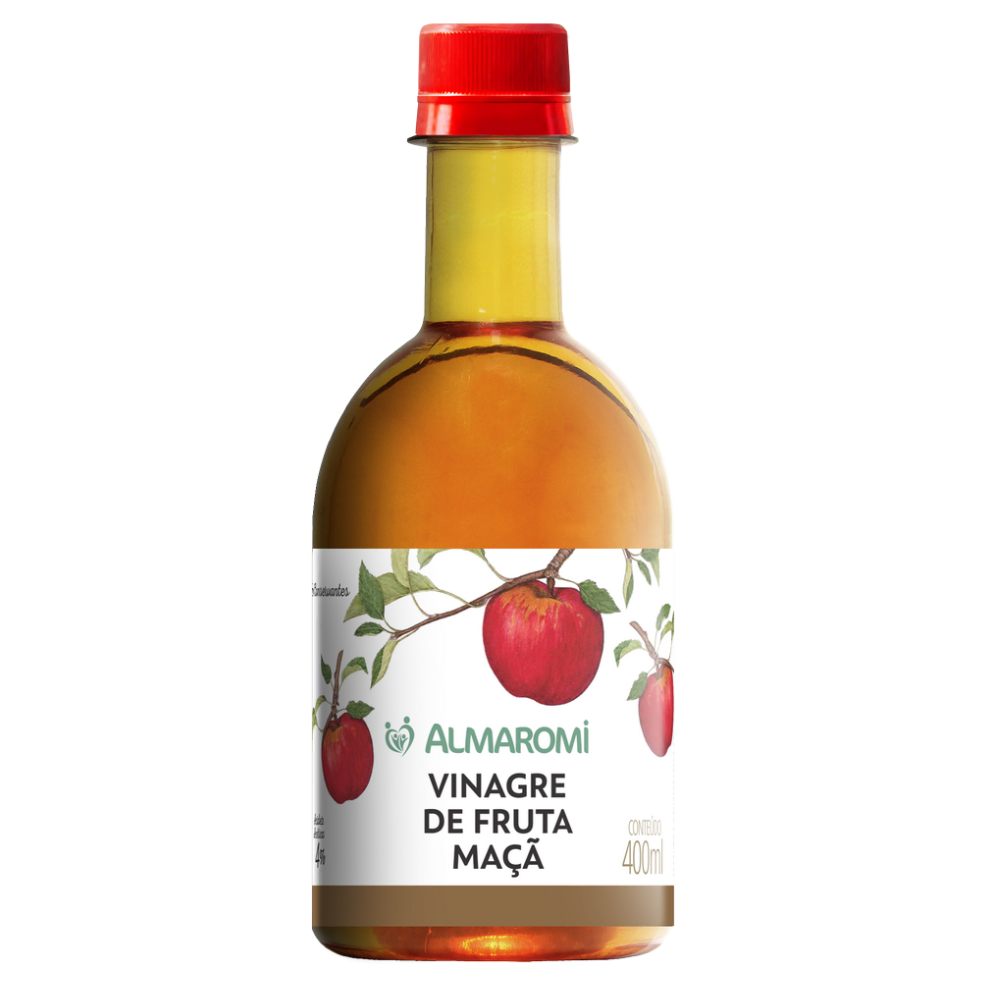 VINAGRE ALMAROMI MAÇA ORGANICO 400ML