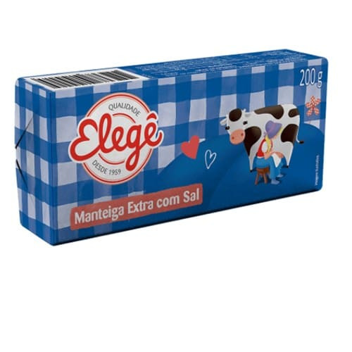Manteiga Elegê Tablete com Sal 200g