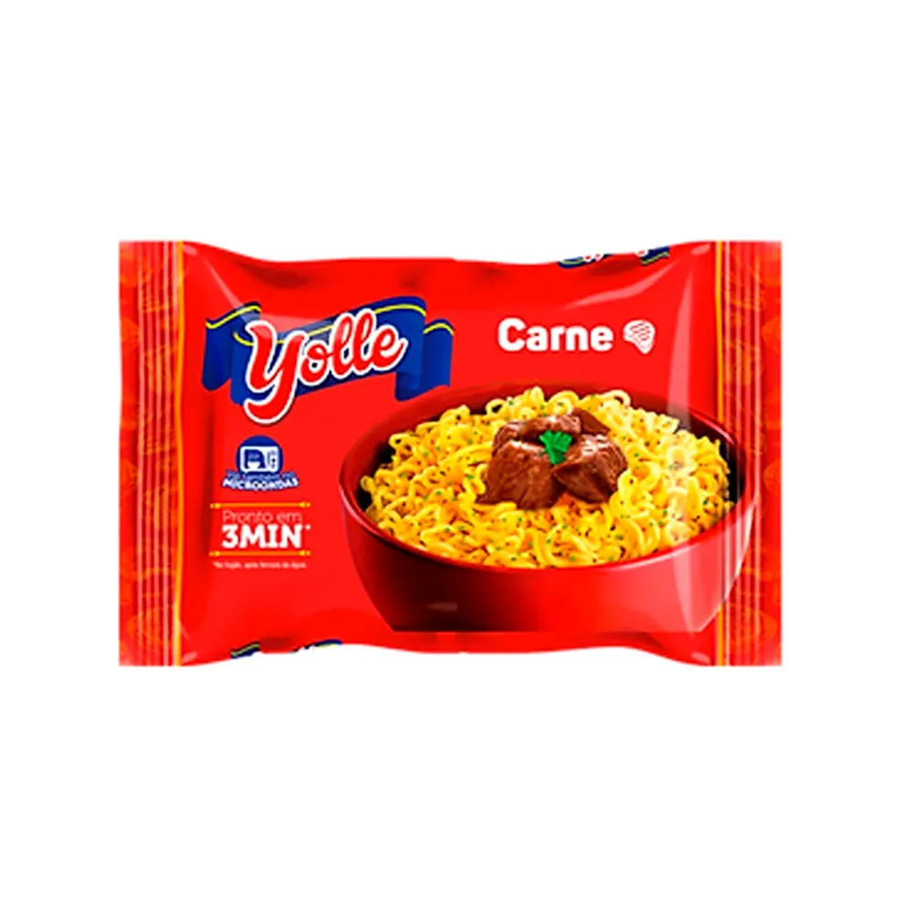 MACARRAO INST.YOLLE CARNE 63G