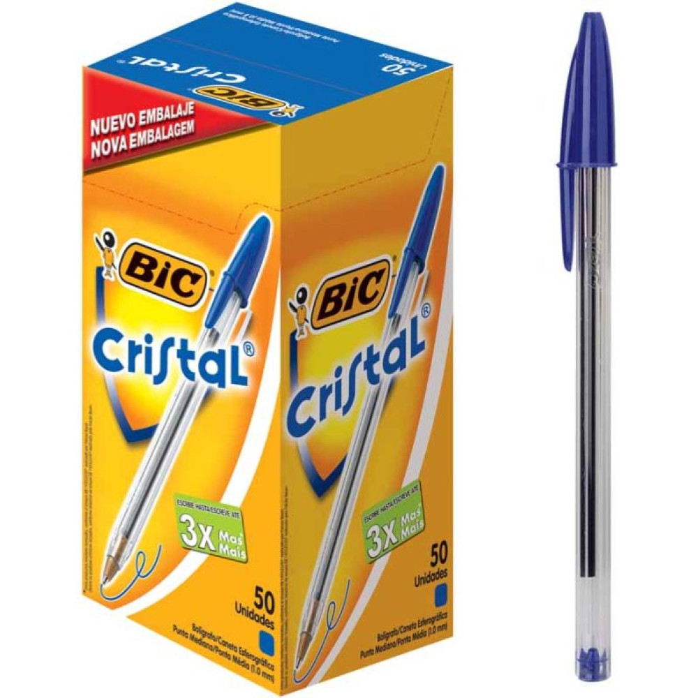 CANETA BIC AZUL