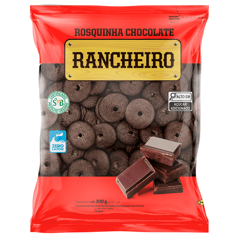 Rosquinha de Chocolate Rancheiro 300g