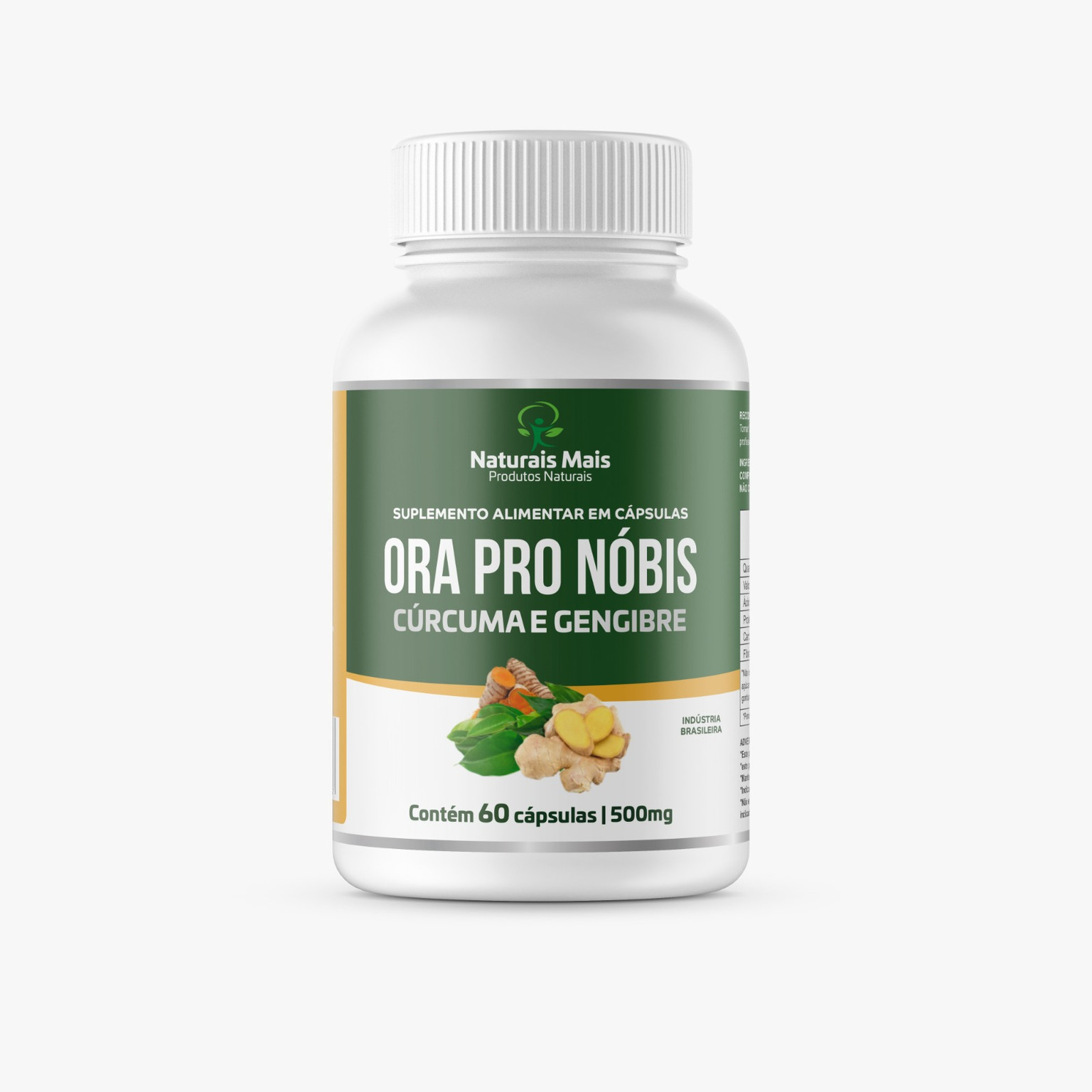 ORA PRO NOBES COM CURCUMA E GENGIBRE 60 CAPS