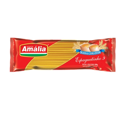MACARRÃO SAN.AMALIA C/ OVOS ESPAGUETINHO N 9
