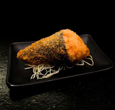 Mini temaki kani hot (3 unidades) 