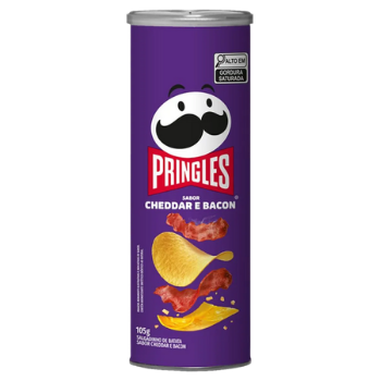 PRINGLES BATATA OND CHEDDAR E BACON 105G