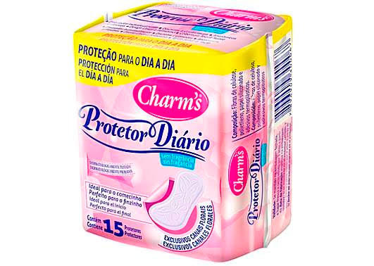 ABS CHARMS PROTETOR DIARIO C/15