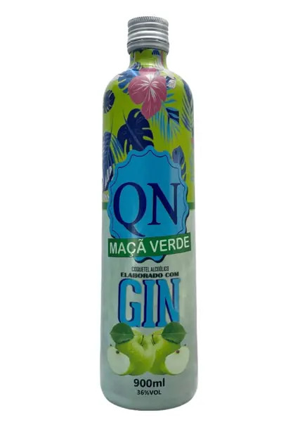Gin Qn Apple 900ml