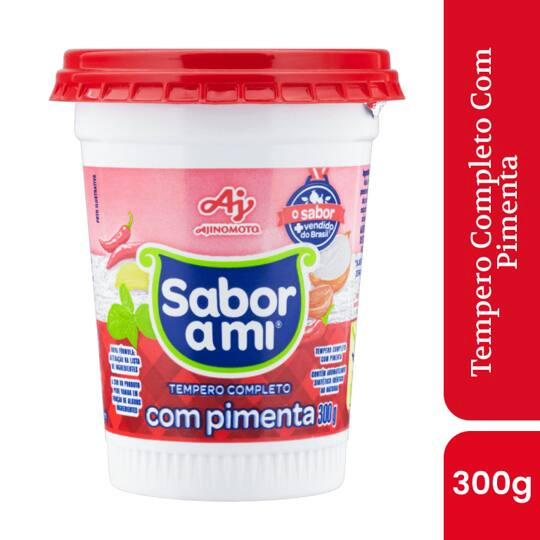 Tempero Completo Com Pimenta Sabor A Mi Pote 300g