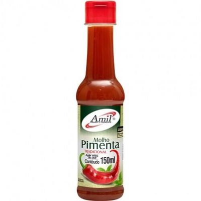 Molho de Pimenta Amil Tradicional Embalagem 150ml