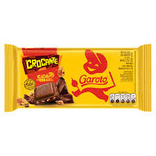 CHOCOLATE TABLETE GAROTO CROCANTE 80G