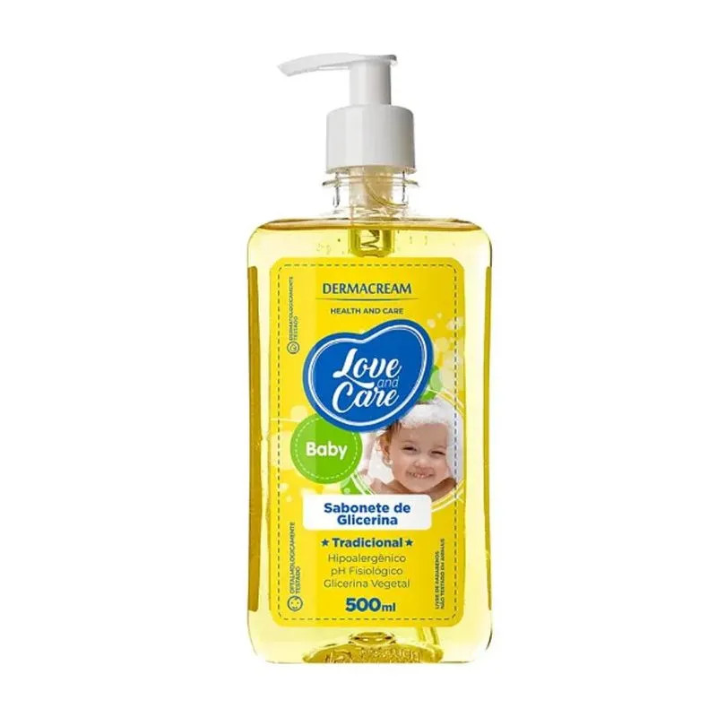 SABONETE LIQ DERMACREAM BABY GLICERINA 500ML