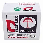 FÓSFORO PINHEIRO MADEIRA 10 CAIXAS C/ 40 UN.