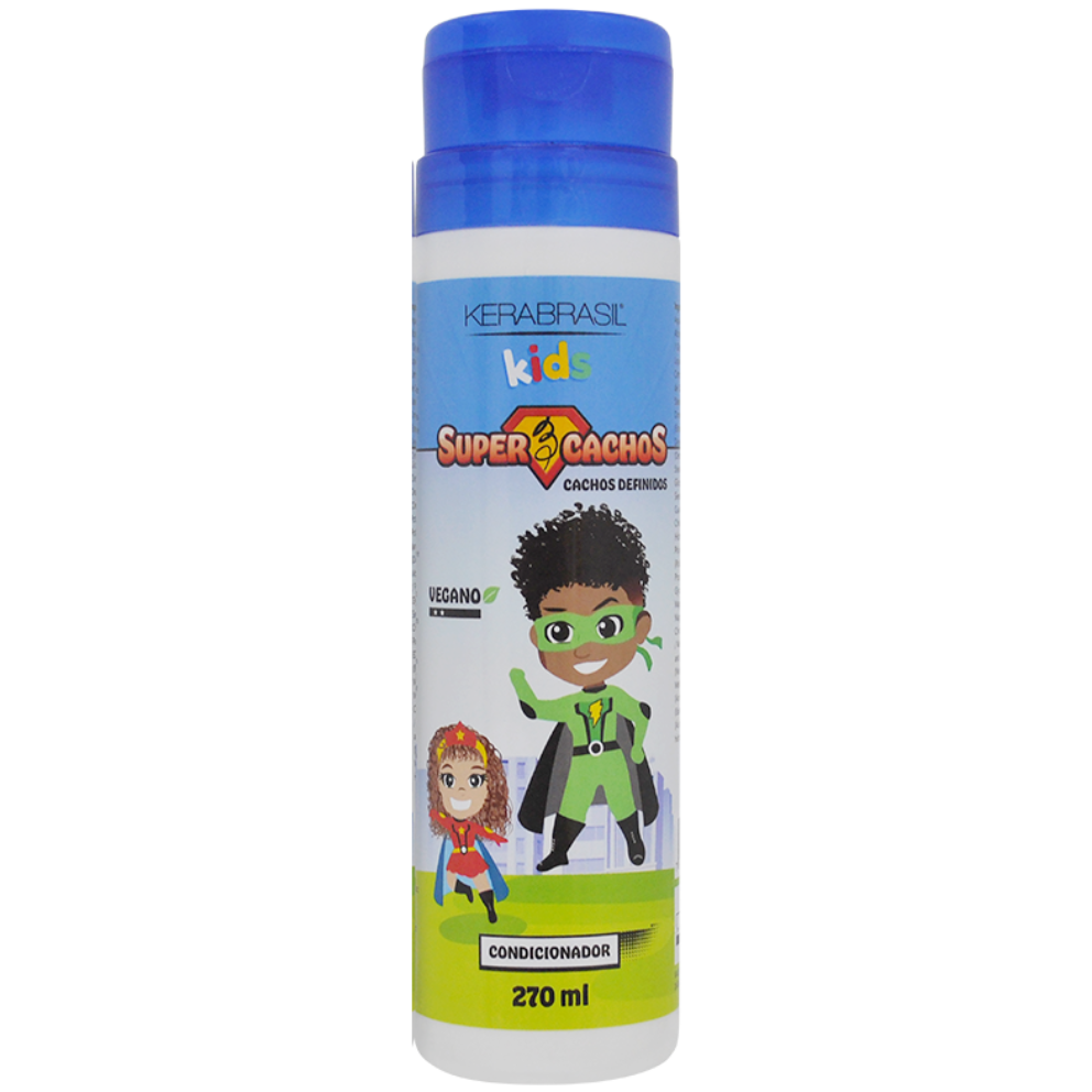 COND KERABRASIL KIDS SUPER CACHOS 270ML¬