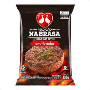 HAMBÚRGUER  DE PICANHA NA BRASA PERDEIGAO 150G UNID