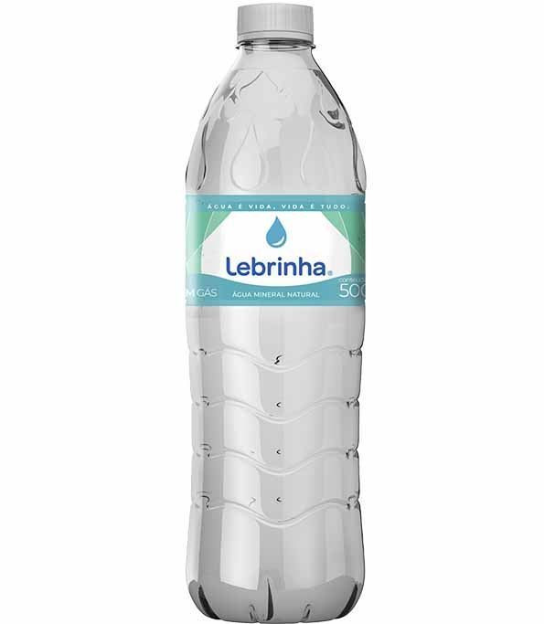 AGUA MINERAL LEBRINHA 500ML COM GAS PACK 12 UN