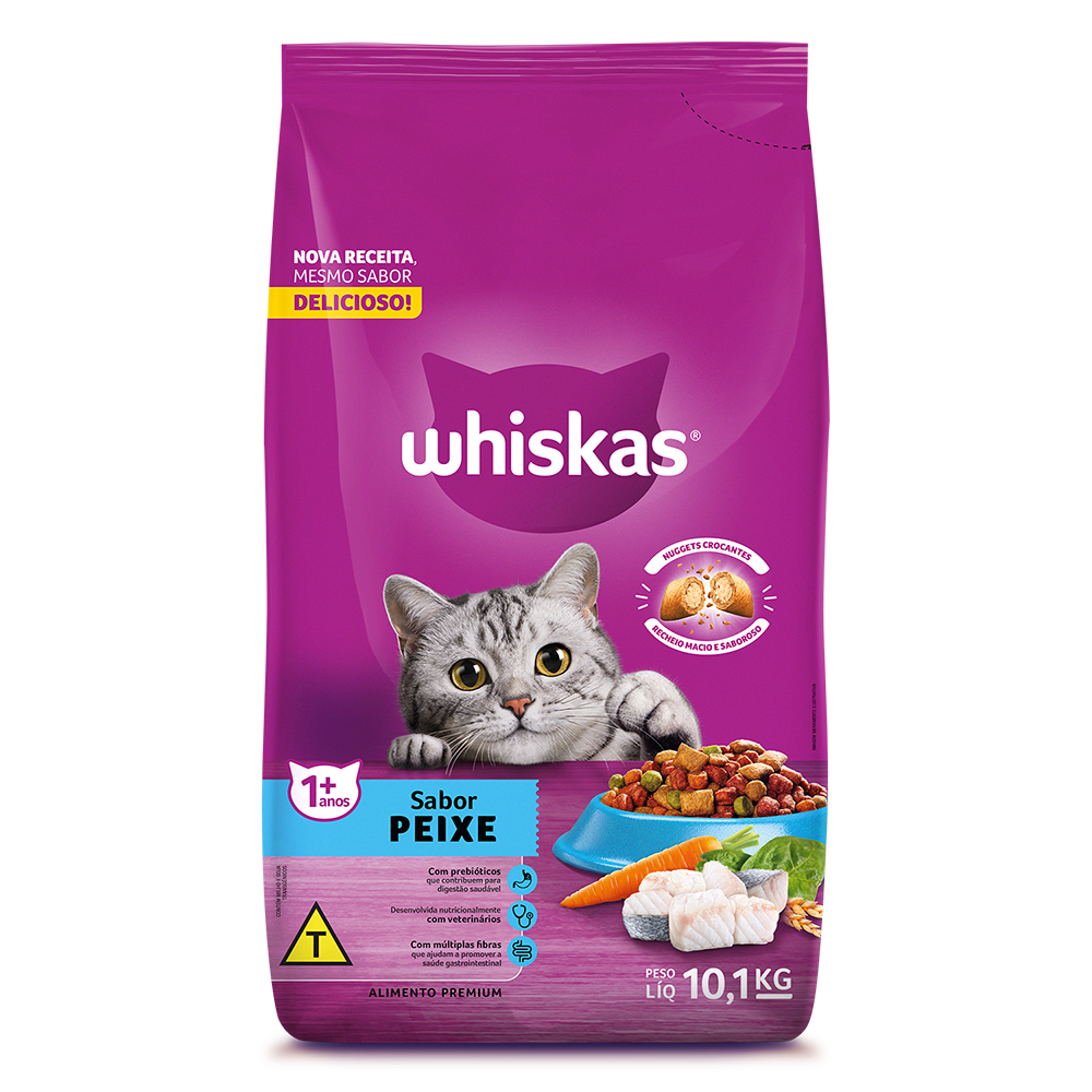 Whiskas Adultos 10.1 kg Peixe