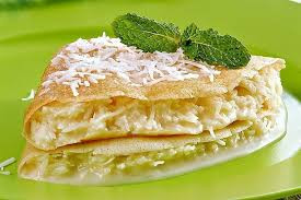 Panqueca c/Coco e Leite Condensado