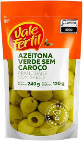AZEITONA VERDE SEM CAROÇO SACHÊ 36 120G