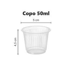 COPO 50ML TRANSPARENTE COPOBEL
