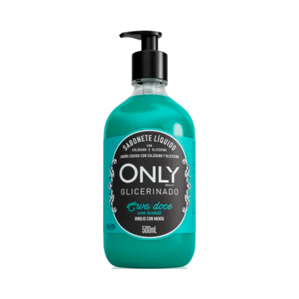SABONETE ONLY 500ML ERVA DOCE C/ HORTELA