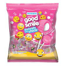 PCT PIRULITO PIETROBON GOOD SMILE C/CHICLE TUTTI-FRUTTI 480G