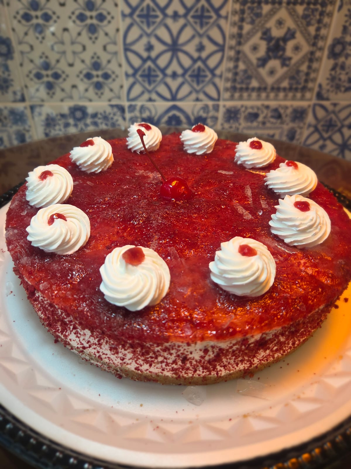 Torta Mousse de Frutas Vermelhas