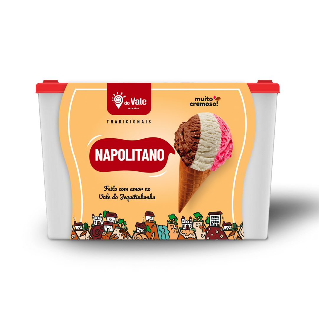 SORVETE 2L NAPOLITANO 