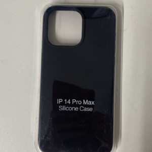 CAPA PRETO IPHONE 14 PRO MAX SILICONE CASE