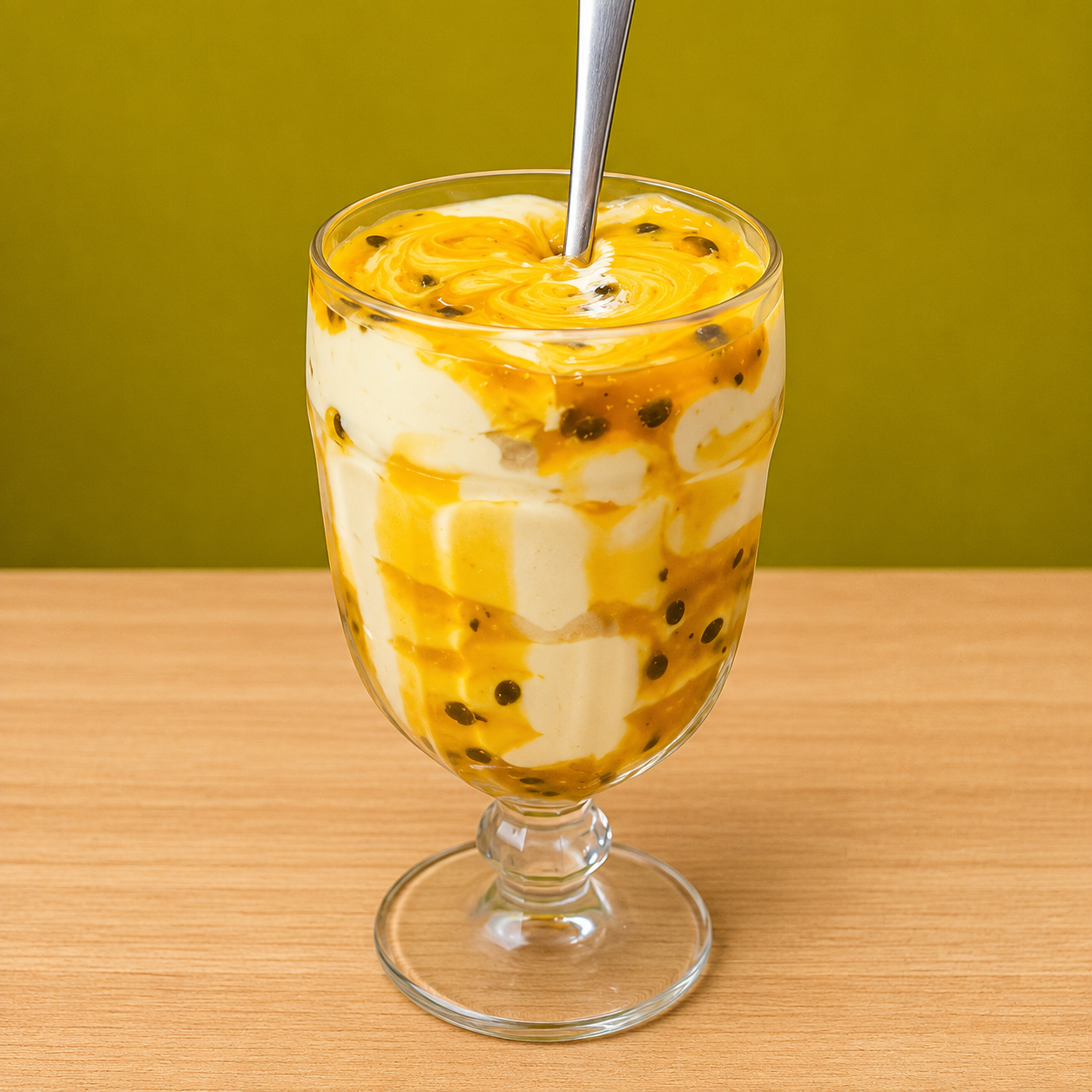 MILK SHAKE GOURMET DE MARACUJA