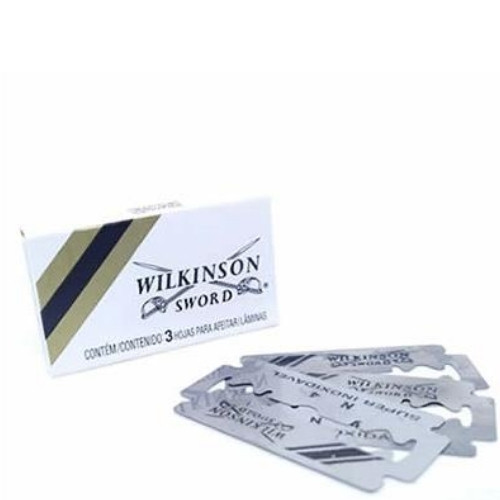 LÂMINA DE BARBEAR WILKINSON GILETE CAIXA C/ 3 UNIDADES