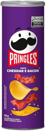 Batata Pringles Cheddar e Bacaon 109g