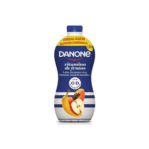 Iogurte Parcialmente Desnatado Vitamina de Frutas Danone 1,25kg