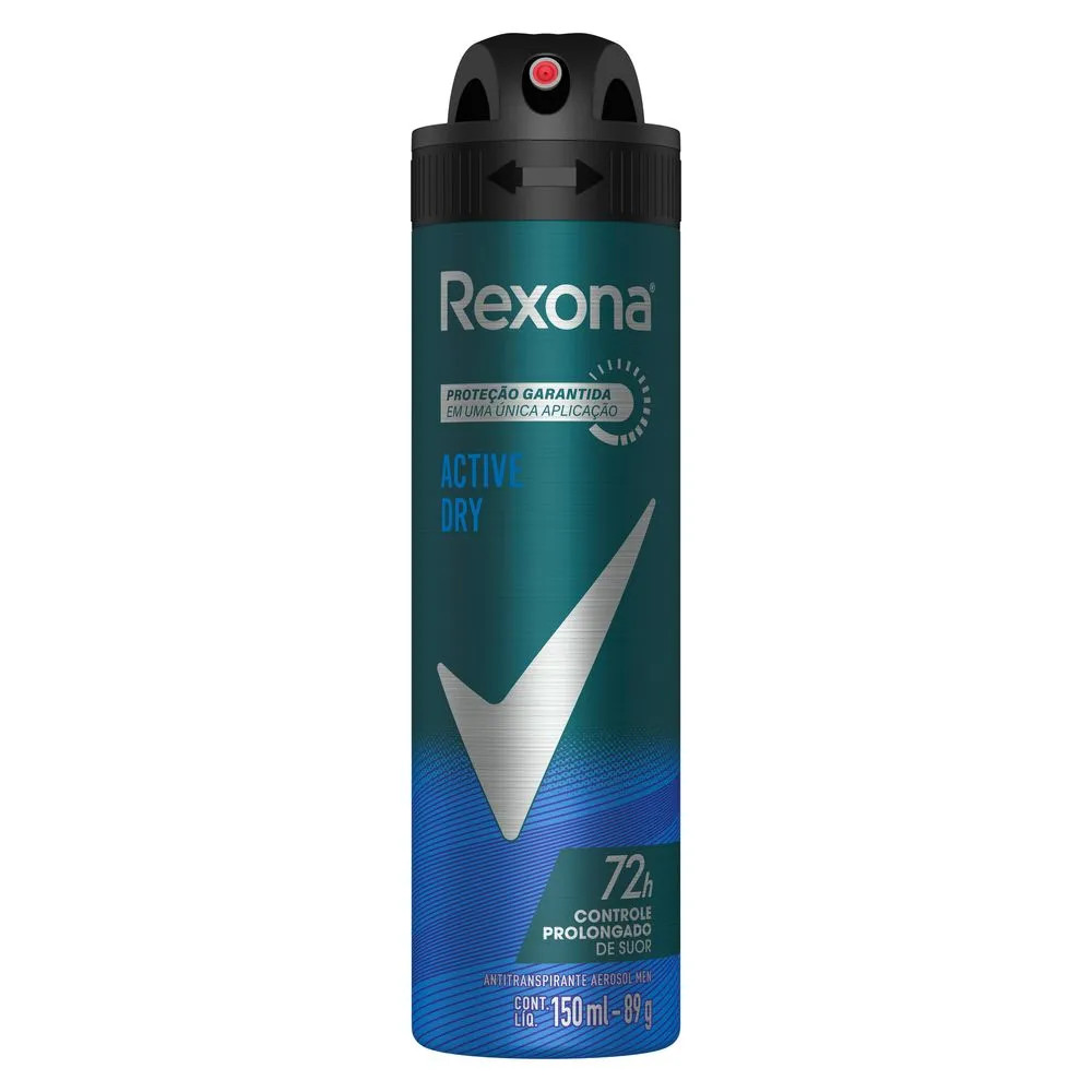 Desodorante Rexona Aero Men Active Seco 90g