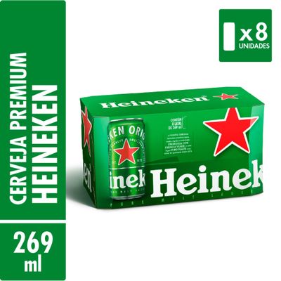 CAIXA HEINEKEN LATA 269ML