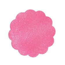 FUNDO RENDA CONFESTA 9CM ROSA