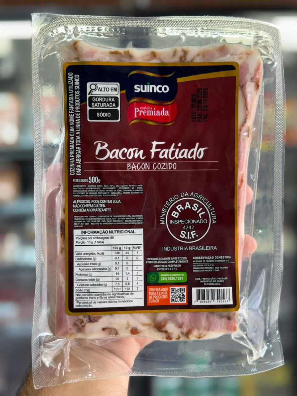 BACON FATIADO