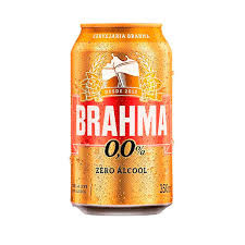 Cerveja Brahma Zero Álcool Lata 350ml