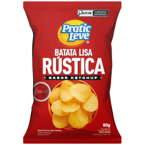 BATATA LISA RUSTICA SABOR KETCHUP 80G
