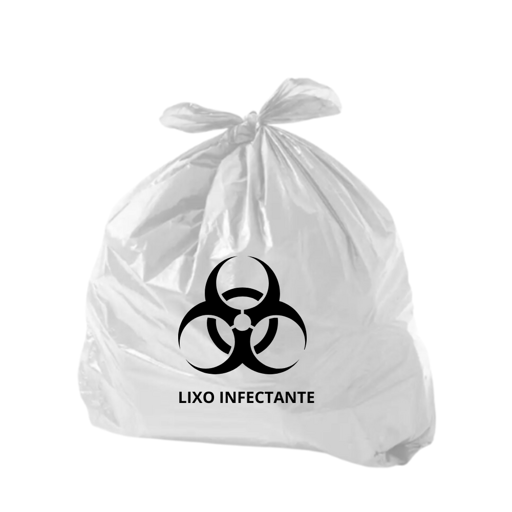 SACO LIXO ECO 30L INFECTANTE 59X62X0,04 C/100