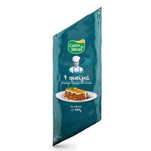 Requeijão Canto de Minas 4 Queijos Bisnaga 400g
