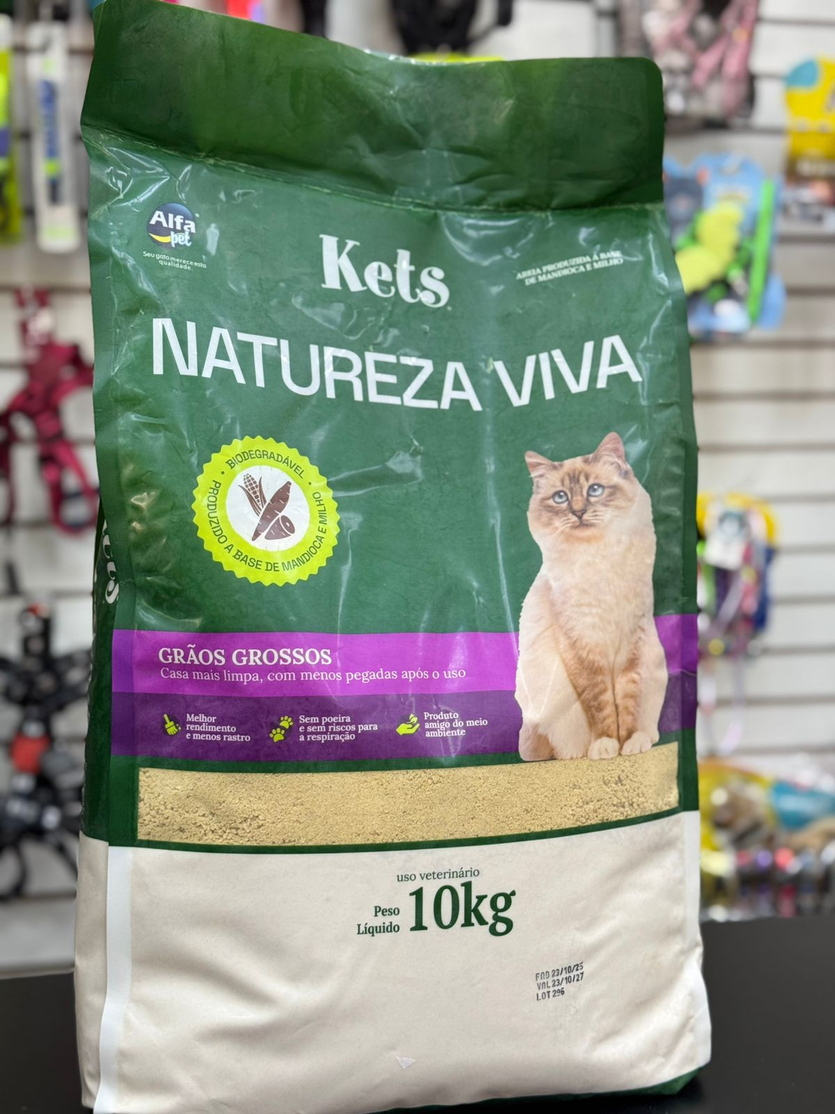 Areia Kets Natureza Viva Grossa 10kg