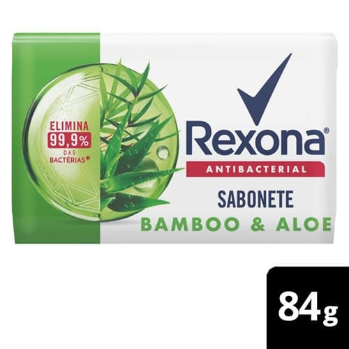 Sabonete em Barra Antibacterial Bamboo e Aloe Vera Rexona 84g