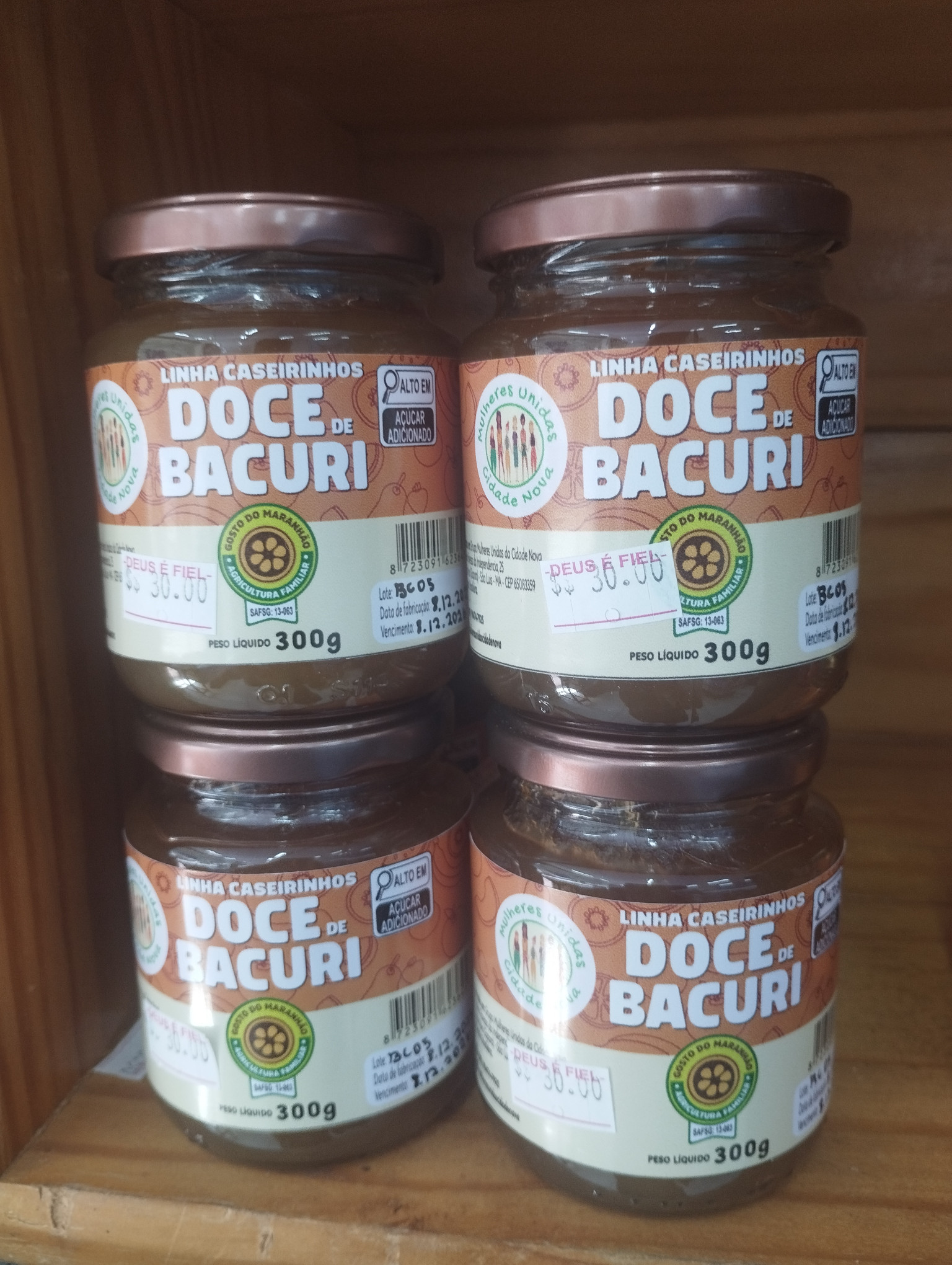 Geleia doce de bacuri (300g)