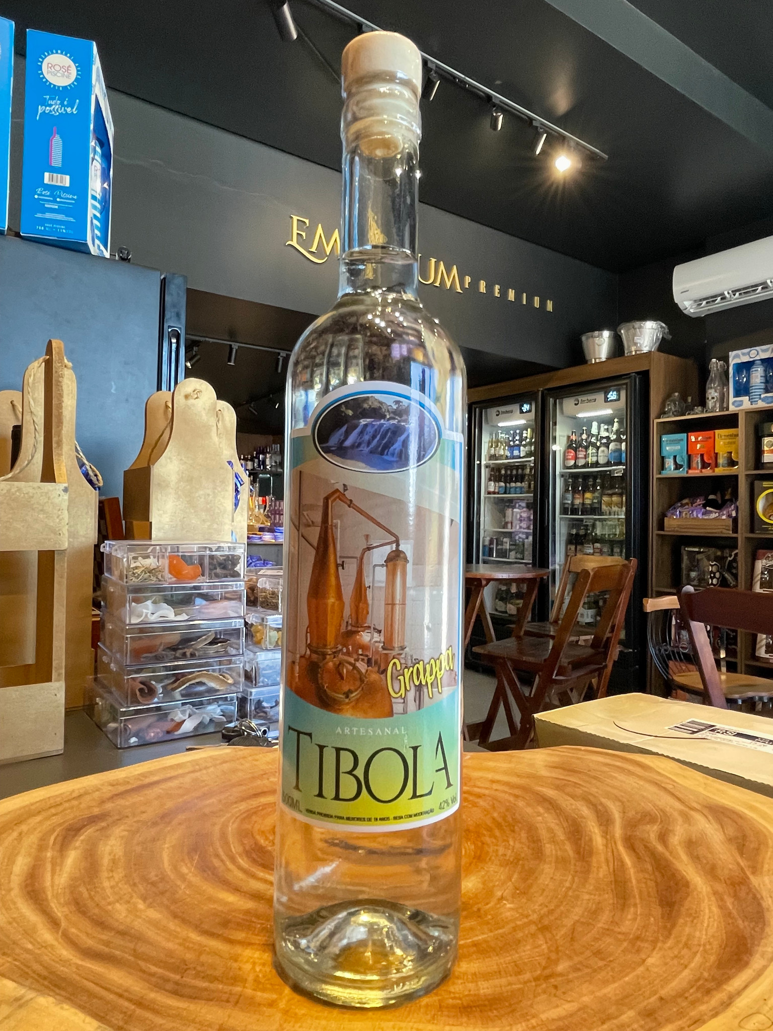 Cachaça Tibola Grappa Artesanal 