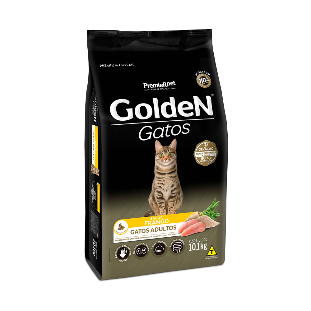 Golden Gatos Adultos Frango 10kg