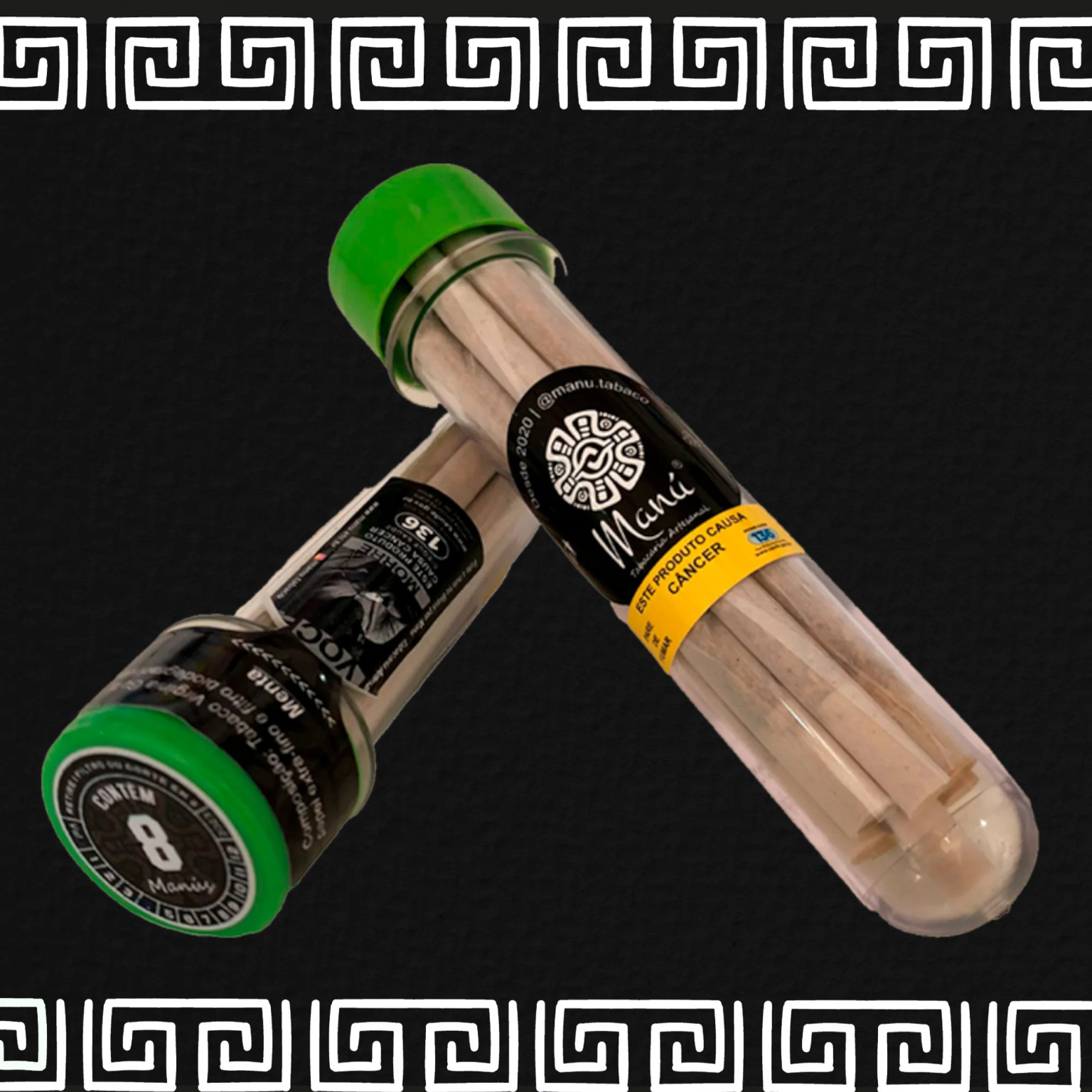 Tabaco Menta Tubete (Manu) 08un