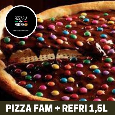 PIZZA DOCE FAMÍLIA - 40CM + REFRI GRÁTIS