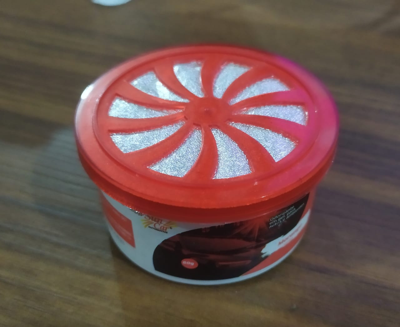 AROMATIZANTE EM GEL P/ CARRO 60G MORANGO SUN CAR